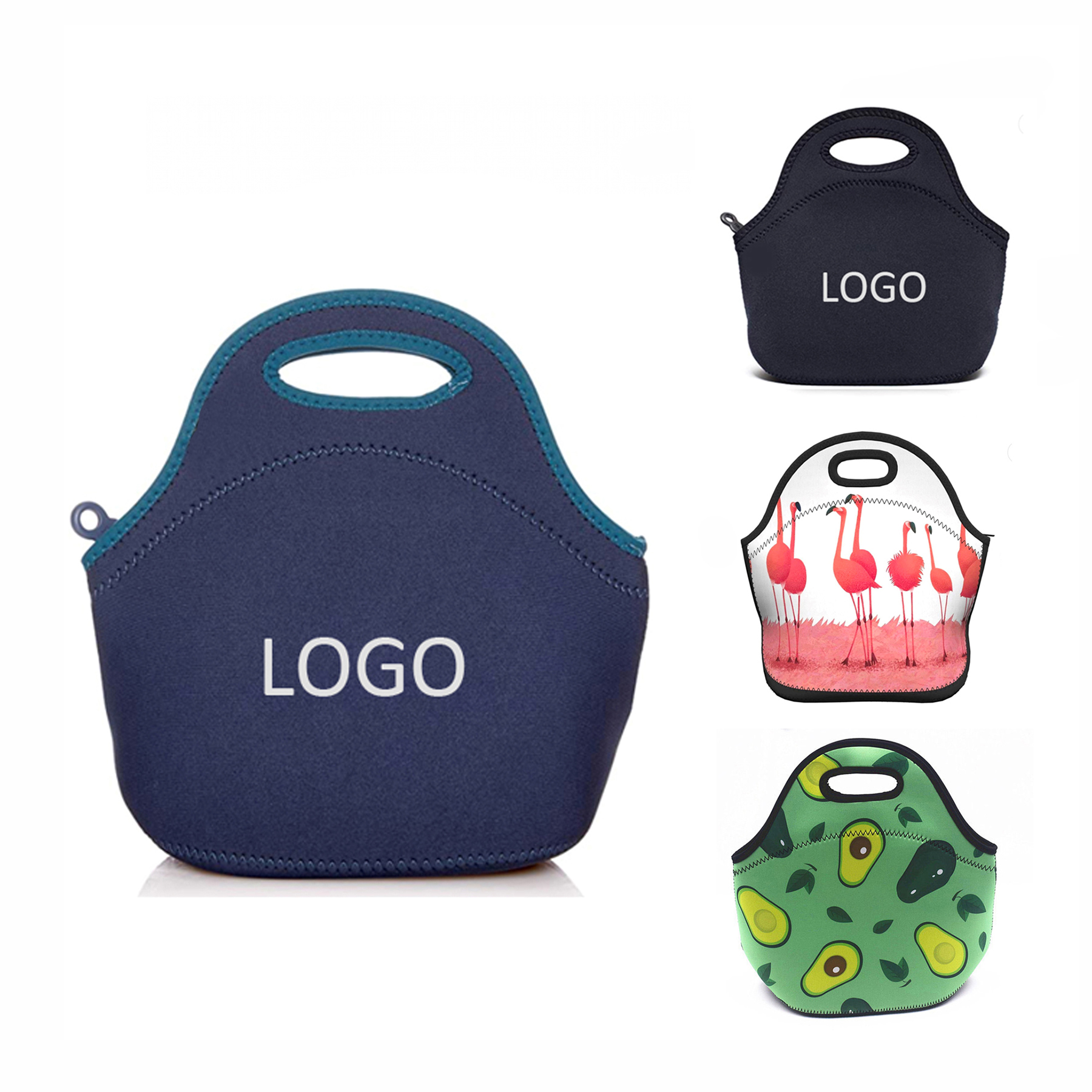 Neoprene Lunch Tote Bag 1