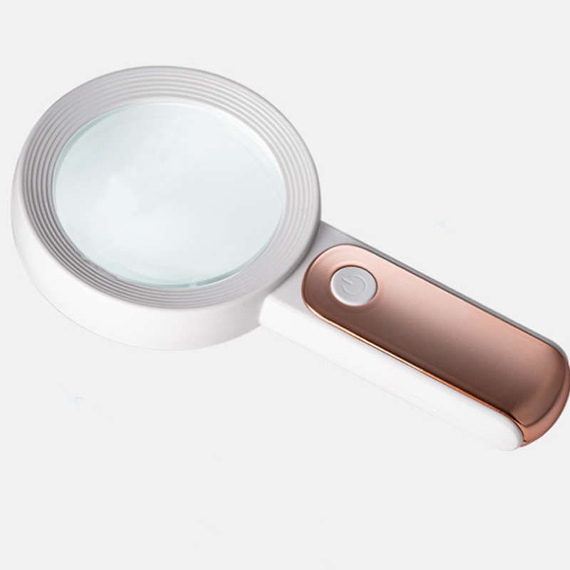 30X Handheld Magnifying Glass with 18LED Cold and Warm Light 17