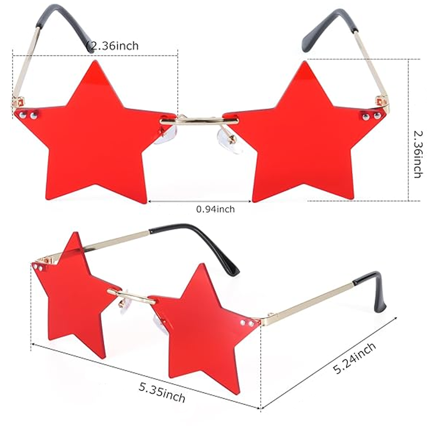 New Christmas Pumpkin Pentagram Funny Trendy Sunglasses 2