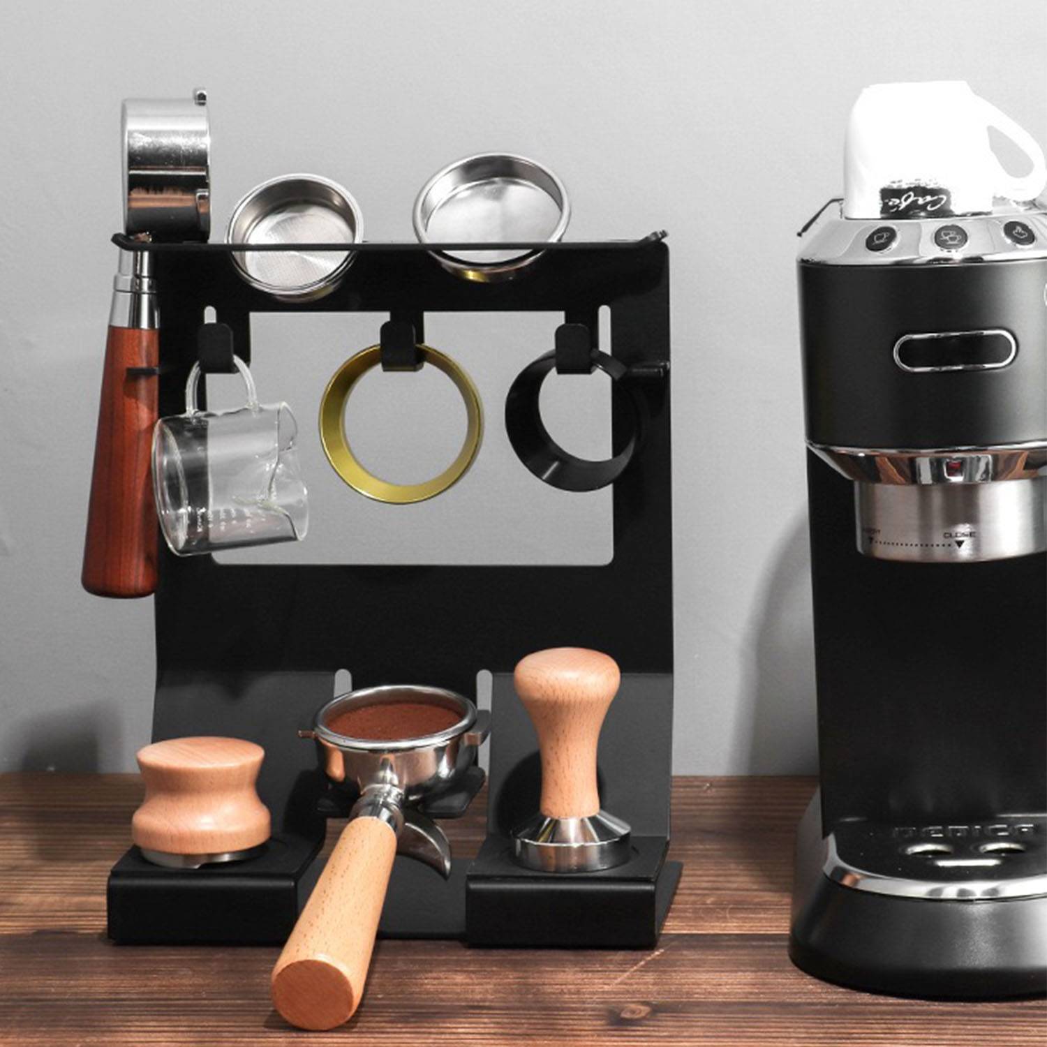 Bar coffee equipment storage rack 5
