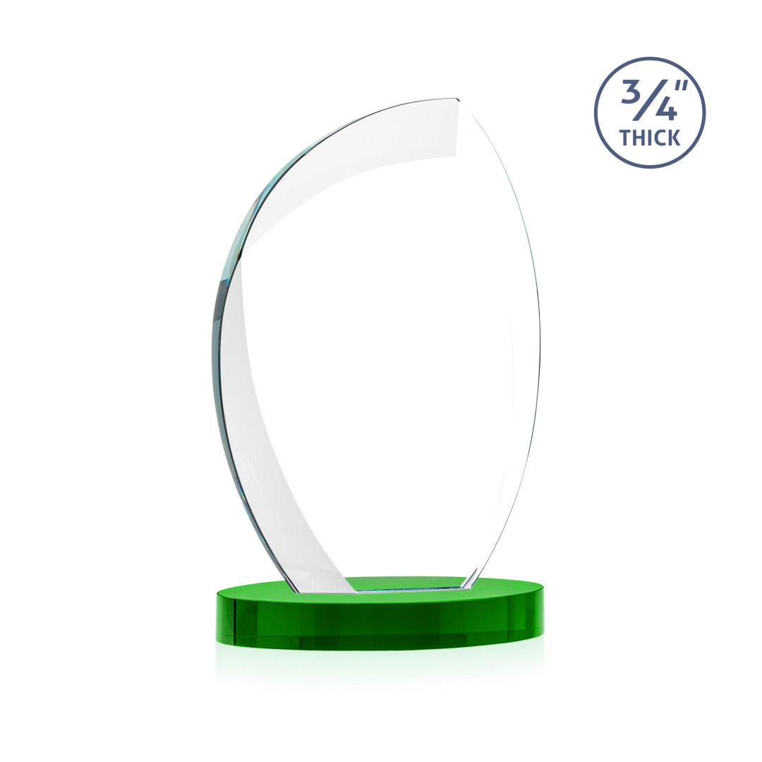 Wichita VividPrint™ Award on Alberton Base - Green 7