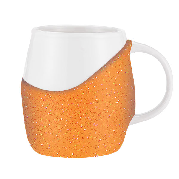 14 oz Rotunda with Glitter Band Mug 13