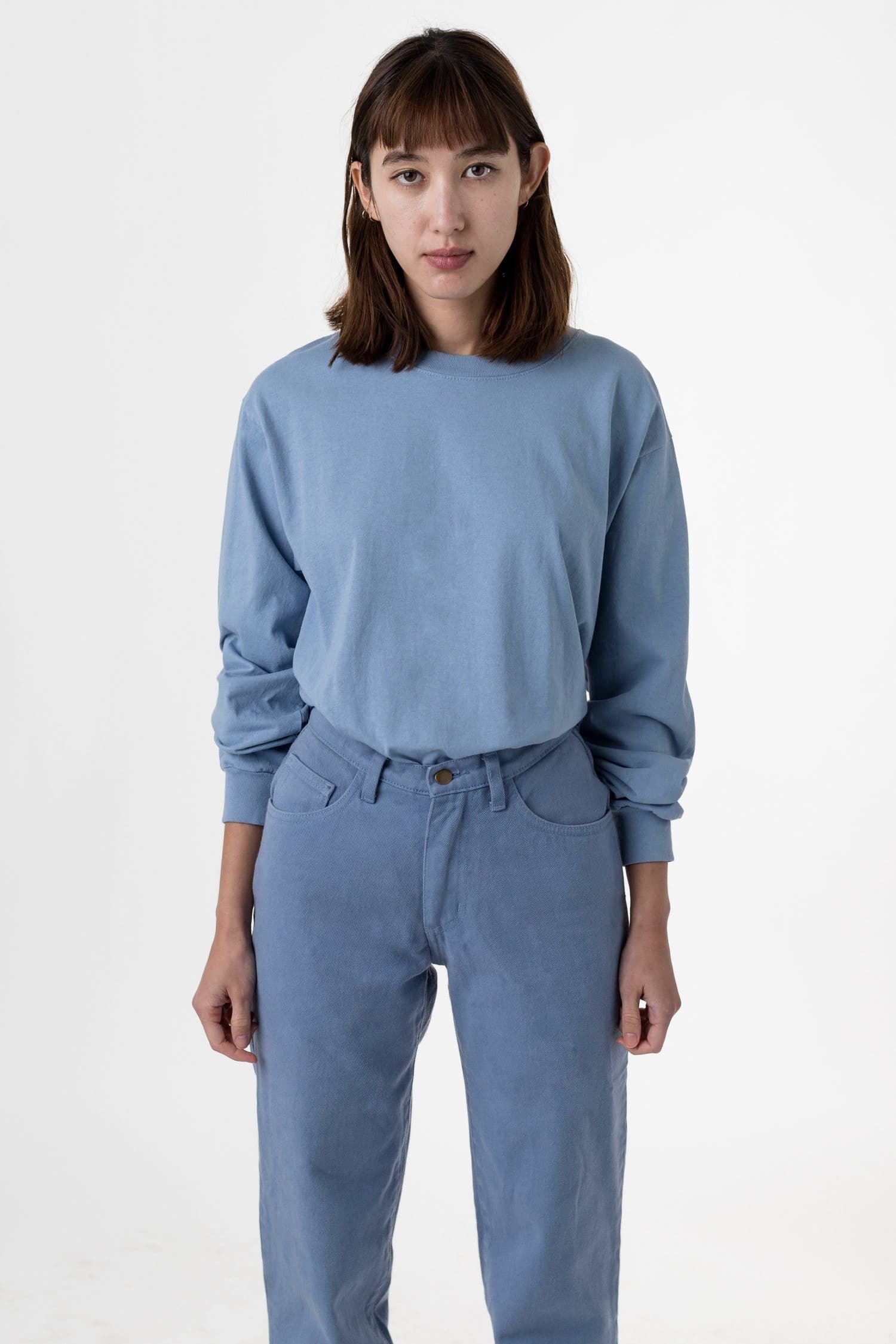 6.5 OZ L/S GARMENT DYE T-SHIRT 6