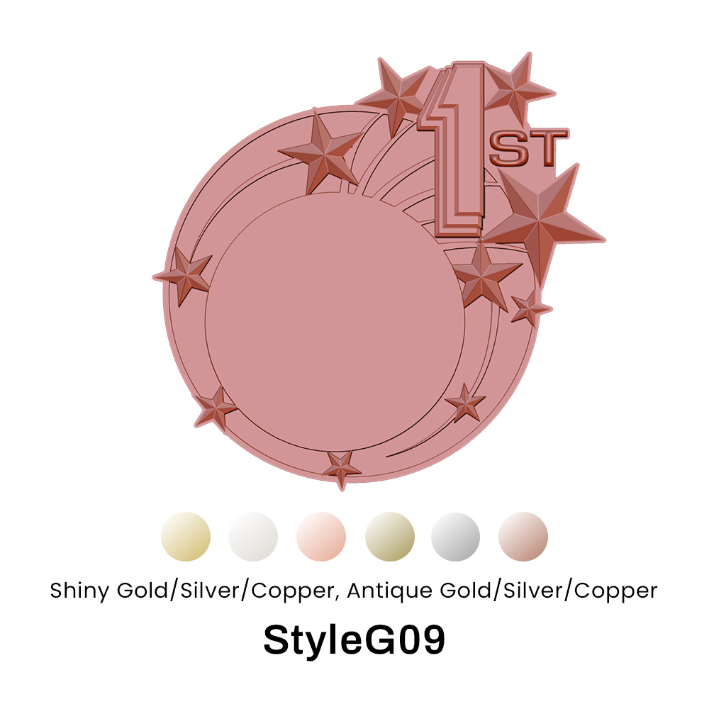 4.5" UV Printed Baseball Medals 1