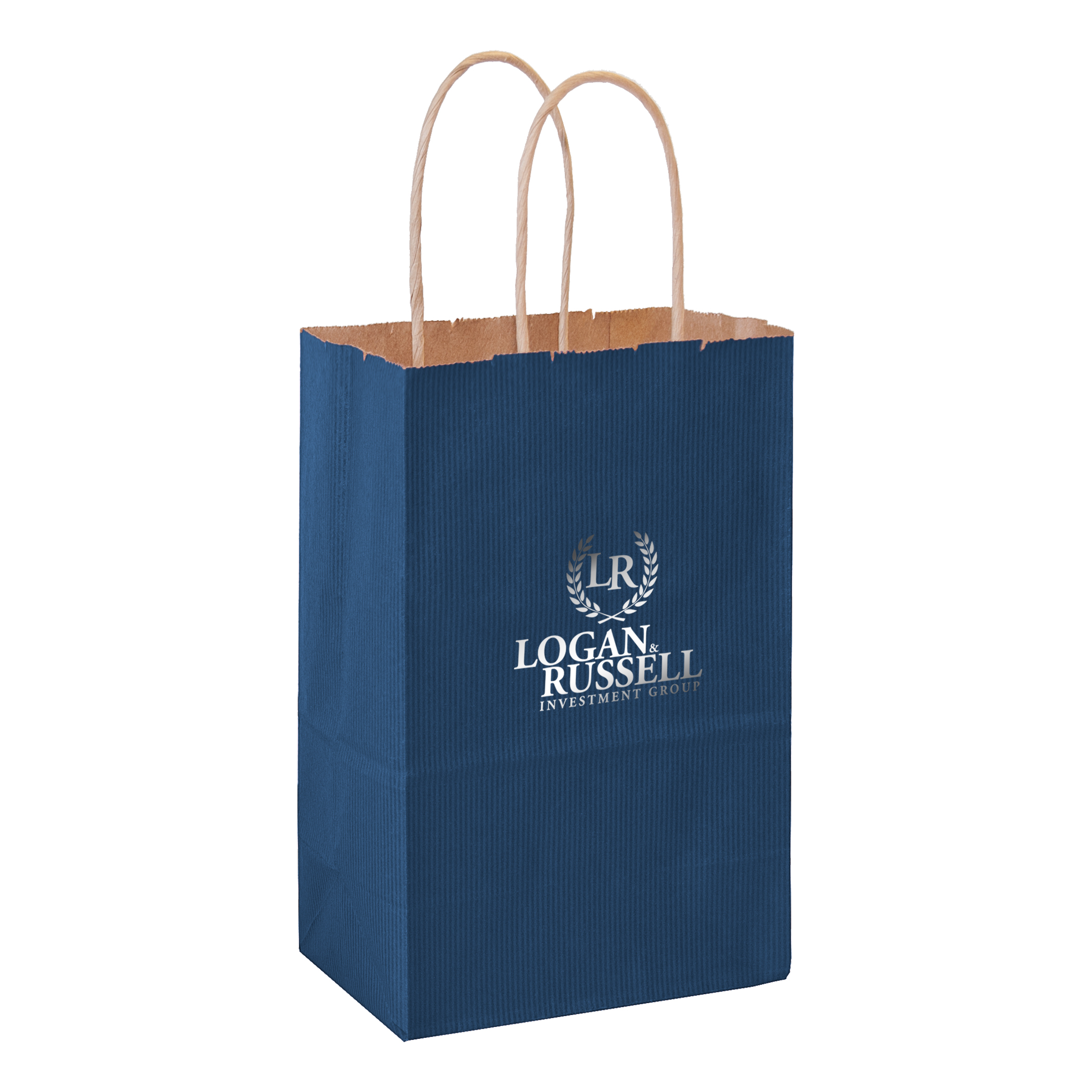 Matte Color Paper Shopper with Twisted Paper Handles 30