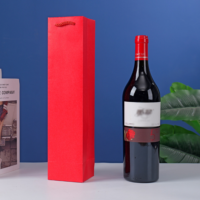 Kraft Wine Paper Shopping Bag 2