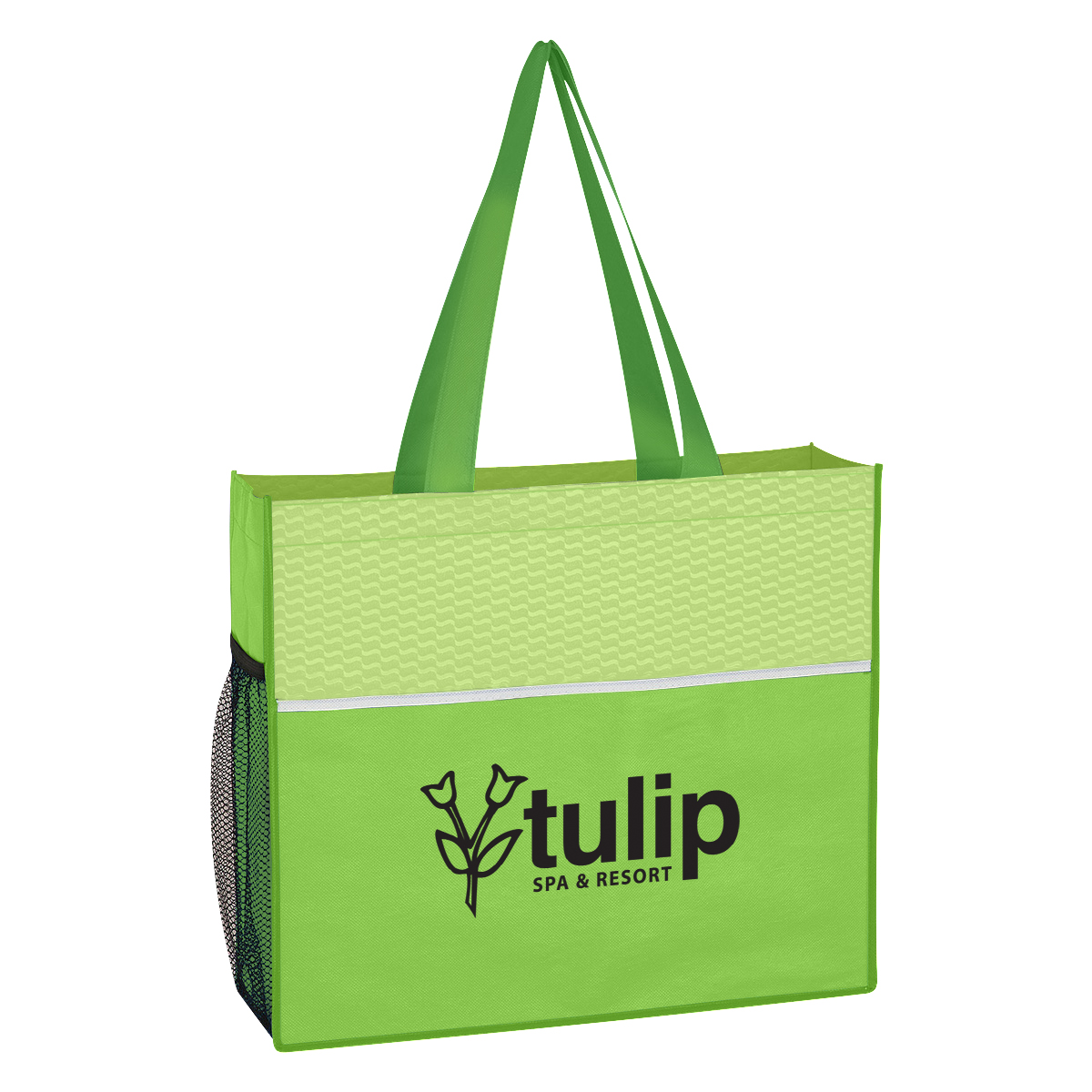Non-Woven Wave Design Tote Bag 3