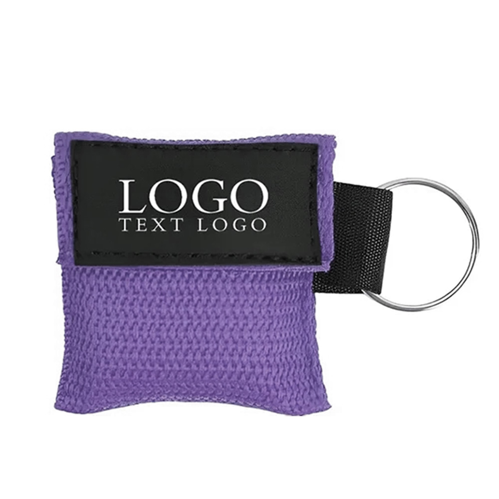 Custom CPR Face Shield Mask Keyring 15