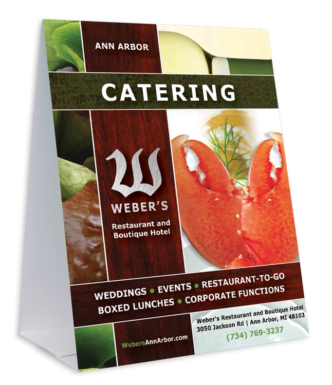 Table Tent - 4 1/4" x 5 1/2" 2