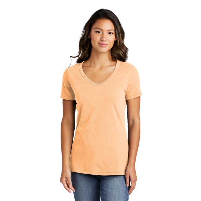 Port & Company Women's Beach Wash Garment-Dyed V-Neck Tee 40