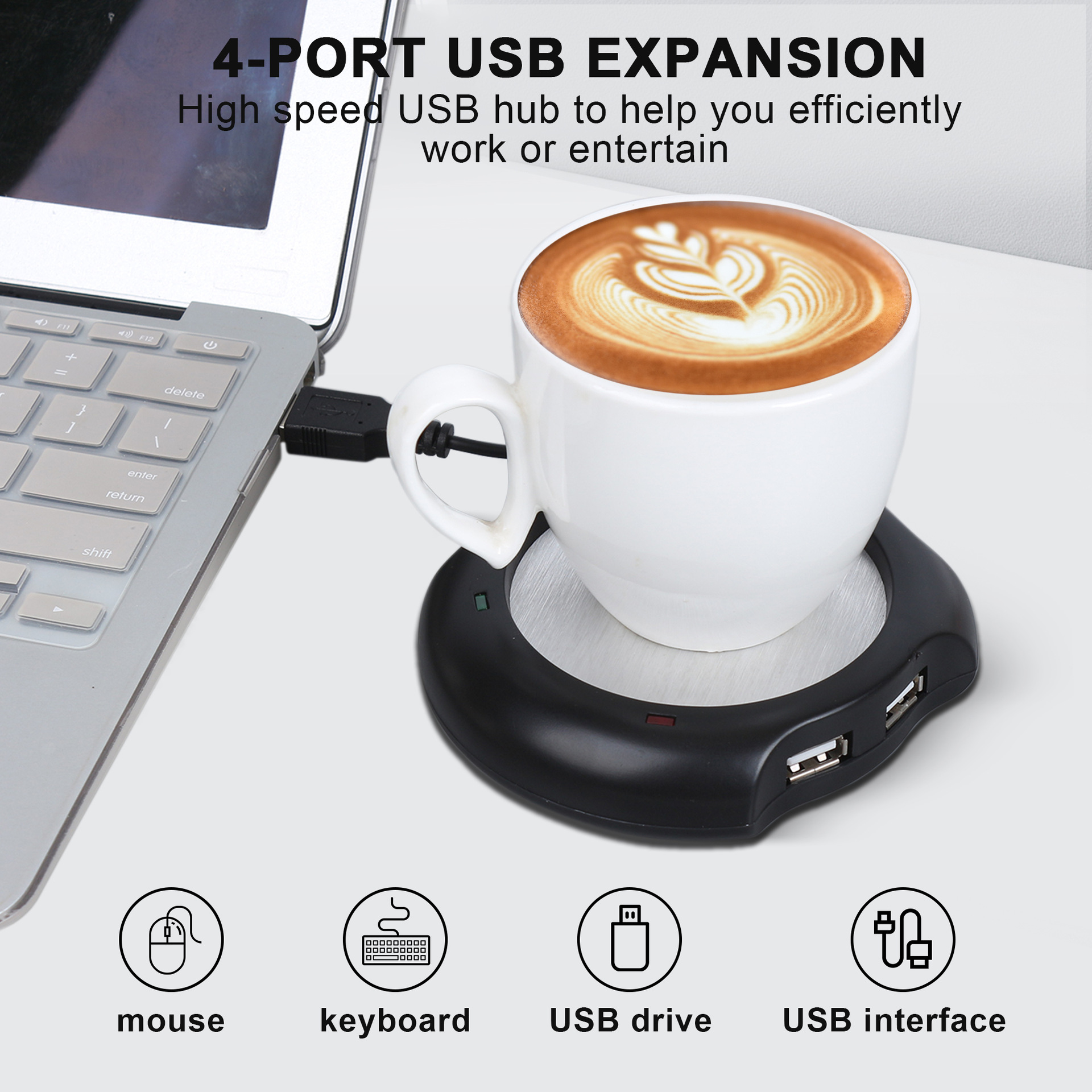 USB Powered Mug Warmer for Tea, Coffee 5