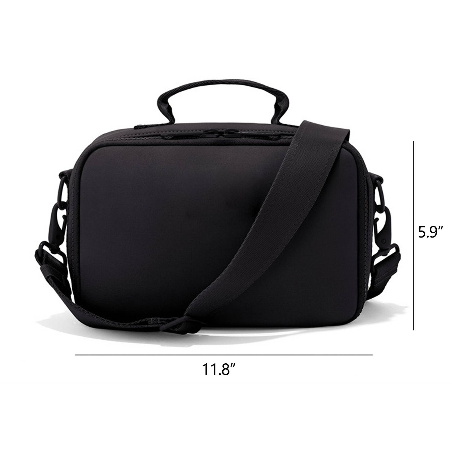 Nylon Crossbody lunch Insulated Bag Cooler 2