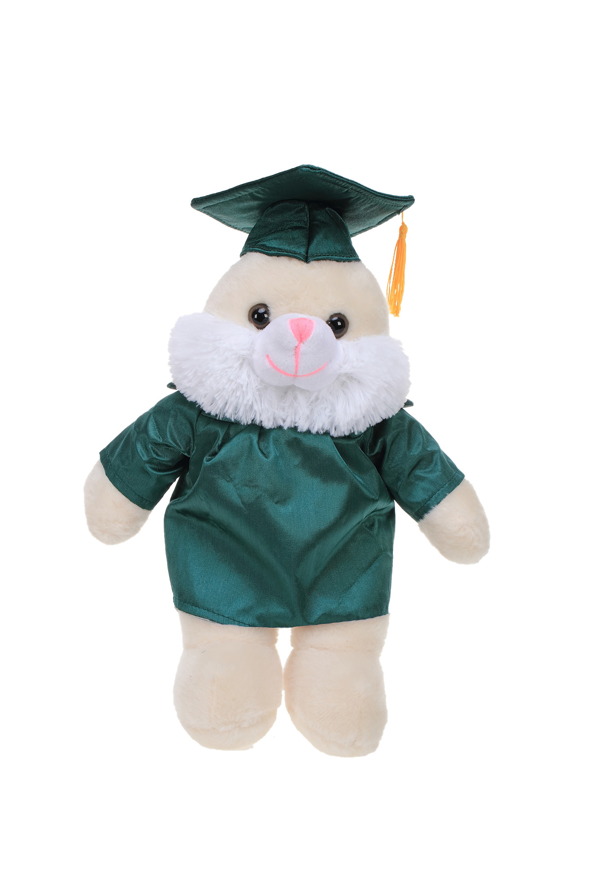 Soft Plush Bunny with Graduation Cap and Gown 5