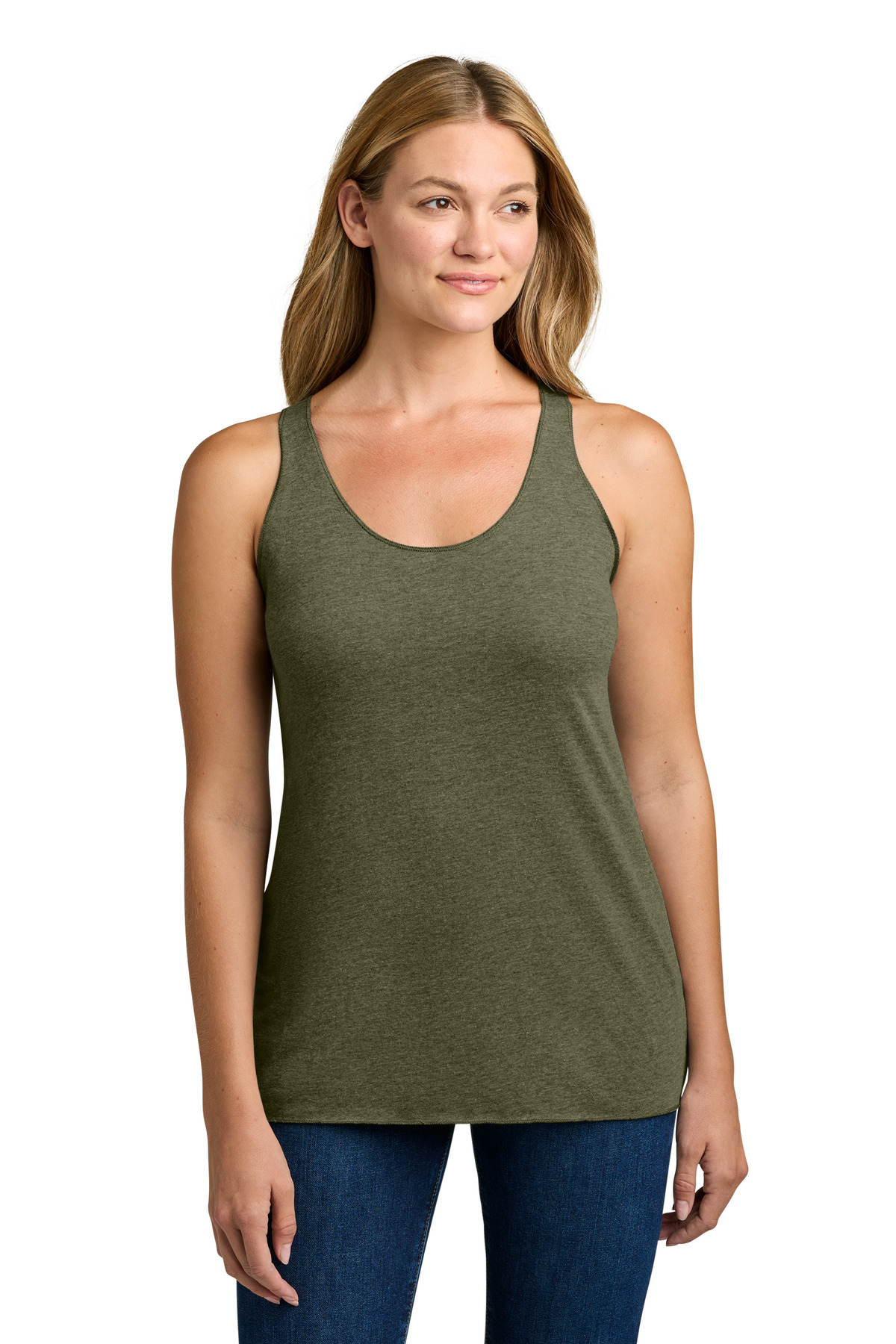 Next Level Apparel Women's Tri-Blend Racerback Tank. NL6733 75