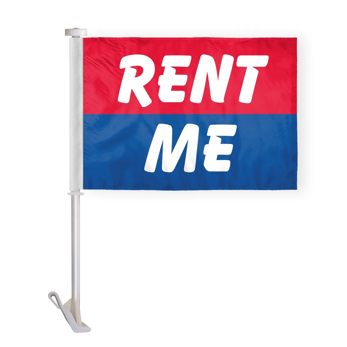 10.5" x 15" Advertising Car Flag - wPoly 1 Ply 20