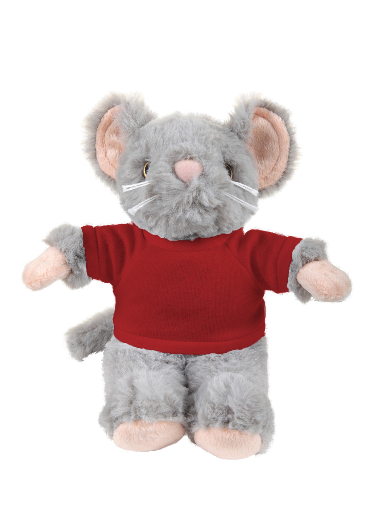 soft plush Mouse with t-shirt 12