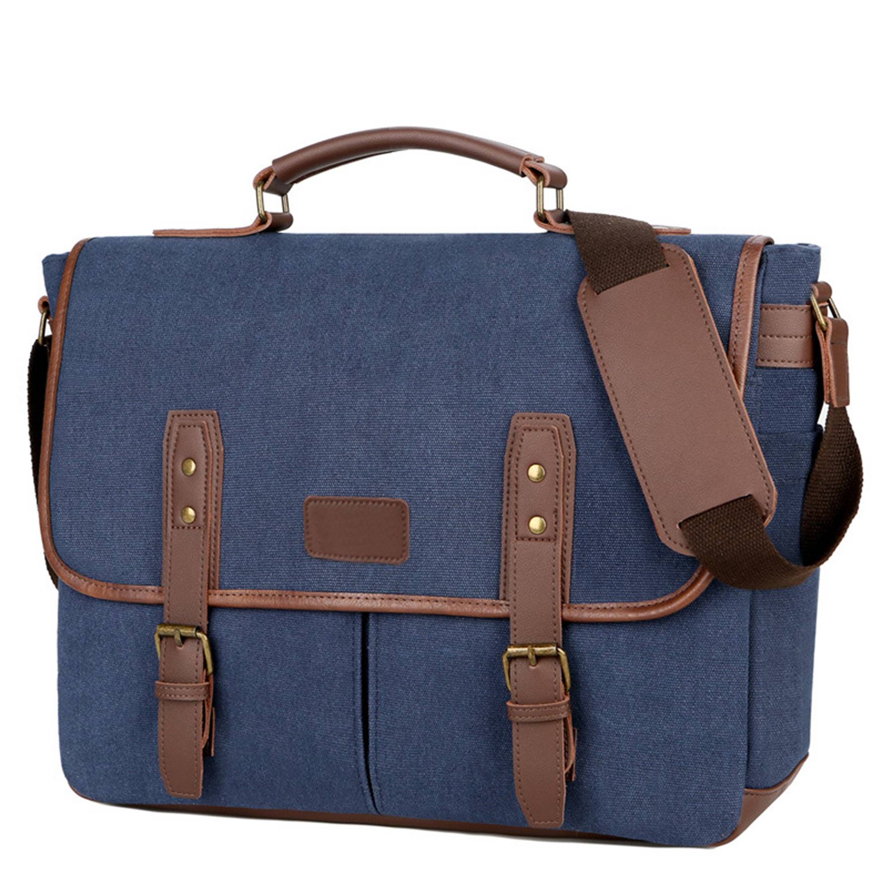 Cavas Vintage Men Briefcases Laptop Messenger Bag 10