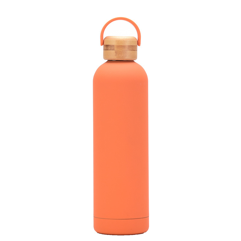 33 OZ Stainless Steel Sports Bottle / Bamboo Lid And Handlings 7