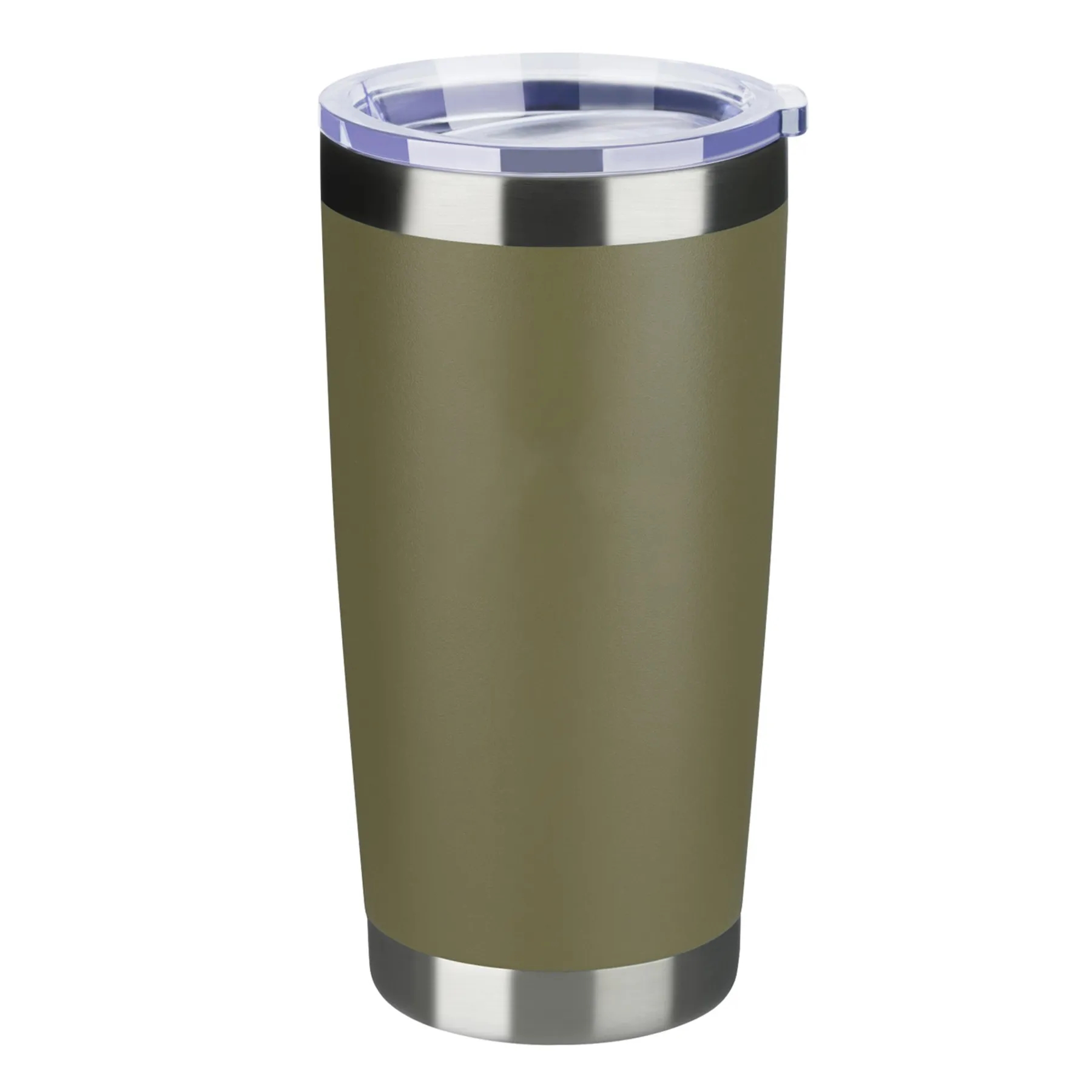 20 Oz. Powder Coated Tumbler w/Clear Slide Lid 9