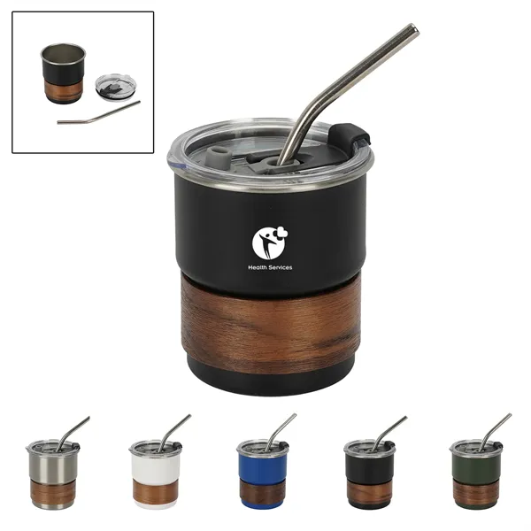 Wooden Sleeve Stainless Steel Water Cup
