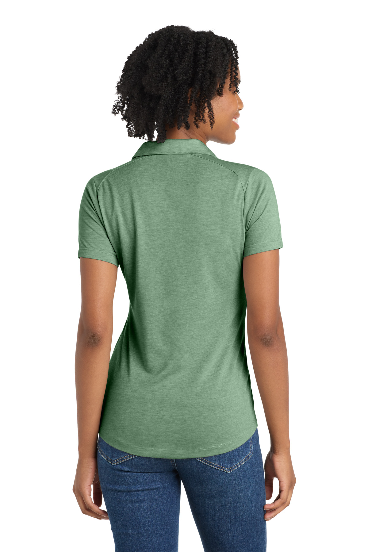Sport-Tek Women's PosiCharge Tri-Blend Wicking Polo. LST405 37