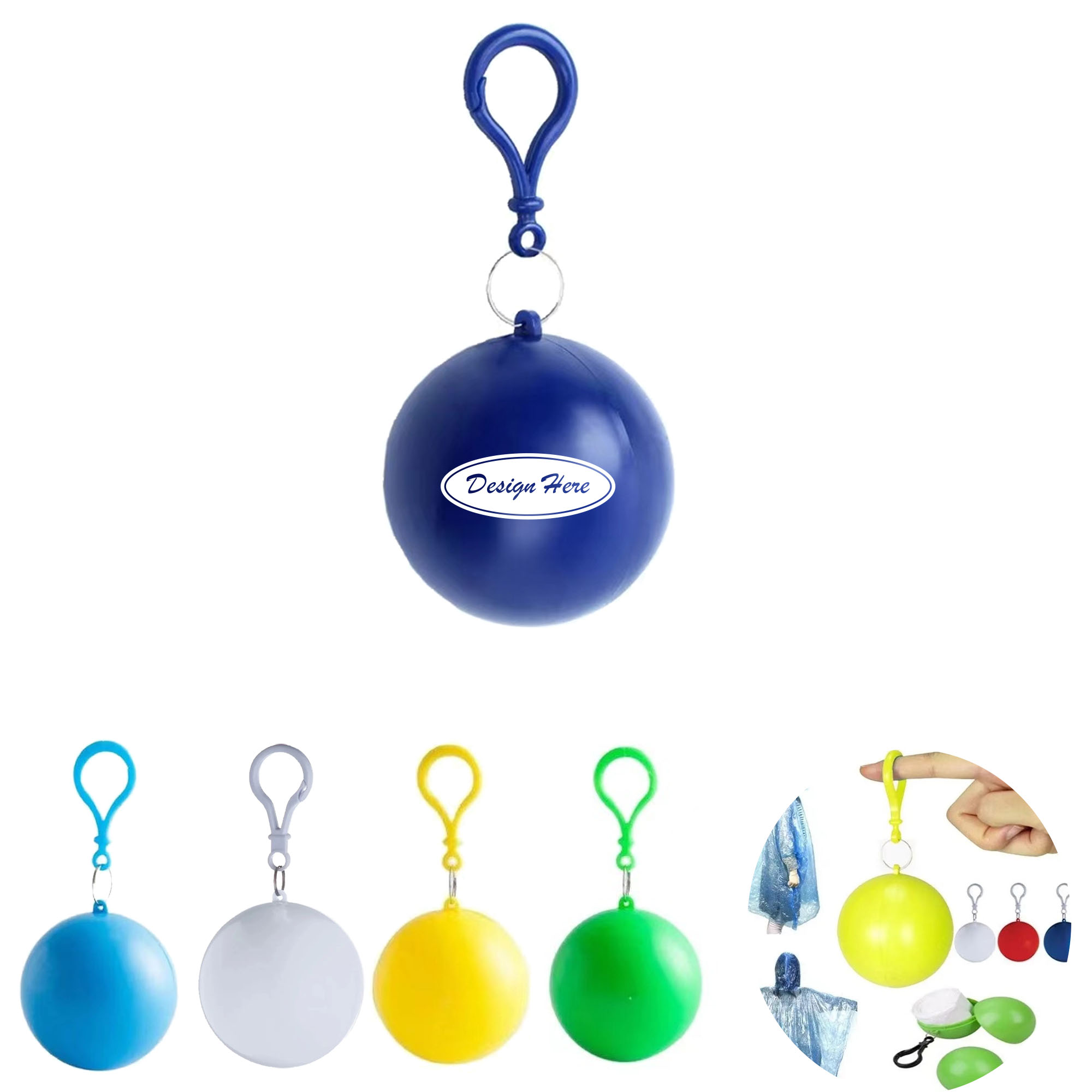 Durable Disposable Poncho Ball for Students & Adults 3