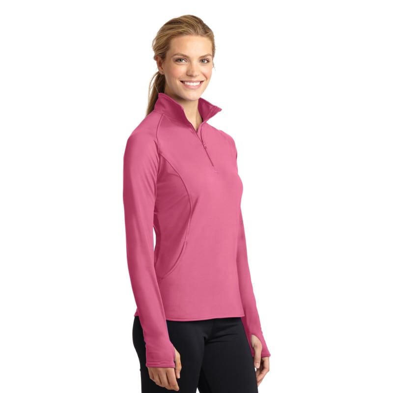 Sport-Tek Women's Sport-Wick Stretch 1/4-Zip Pullover. 67