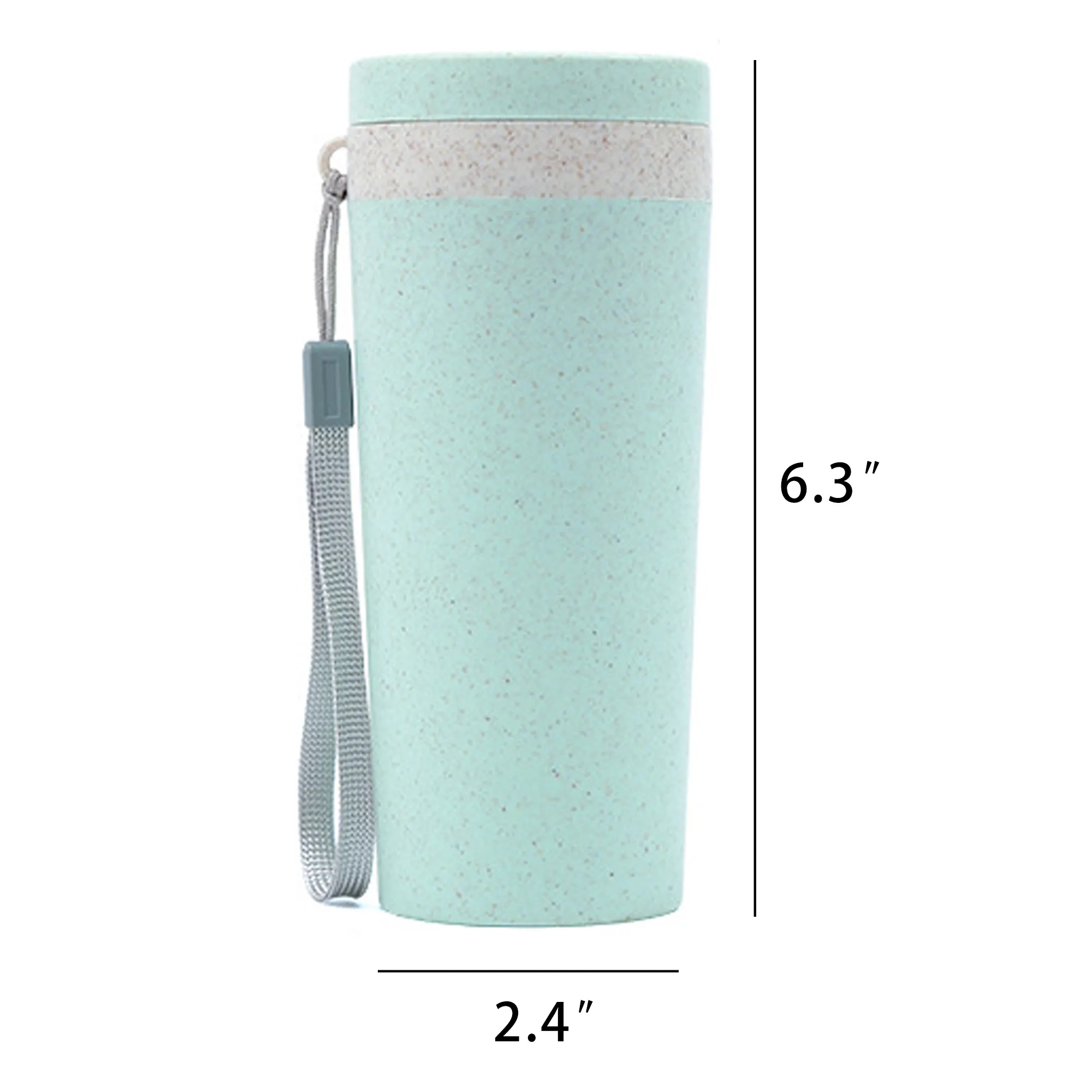 Plastic Water Cup With Lanyard 3