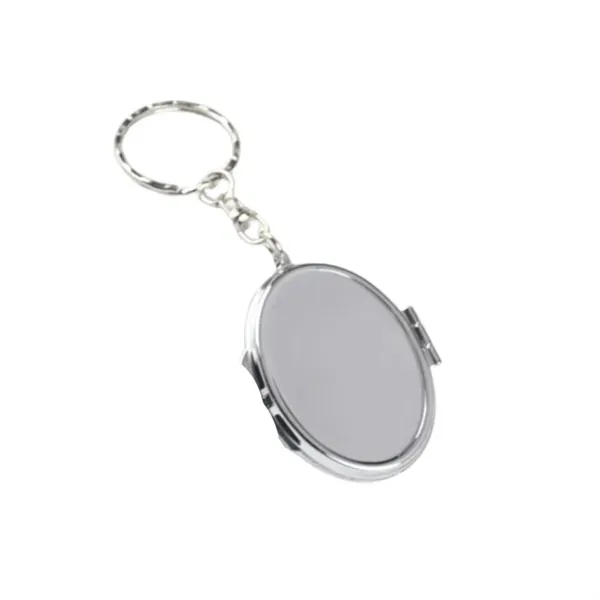 Double-Sided Keychain Mirror - Compact Travel Accessory 4