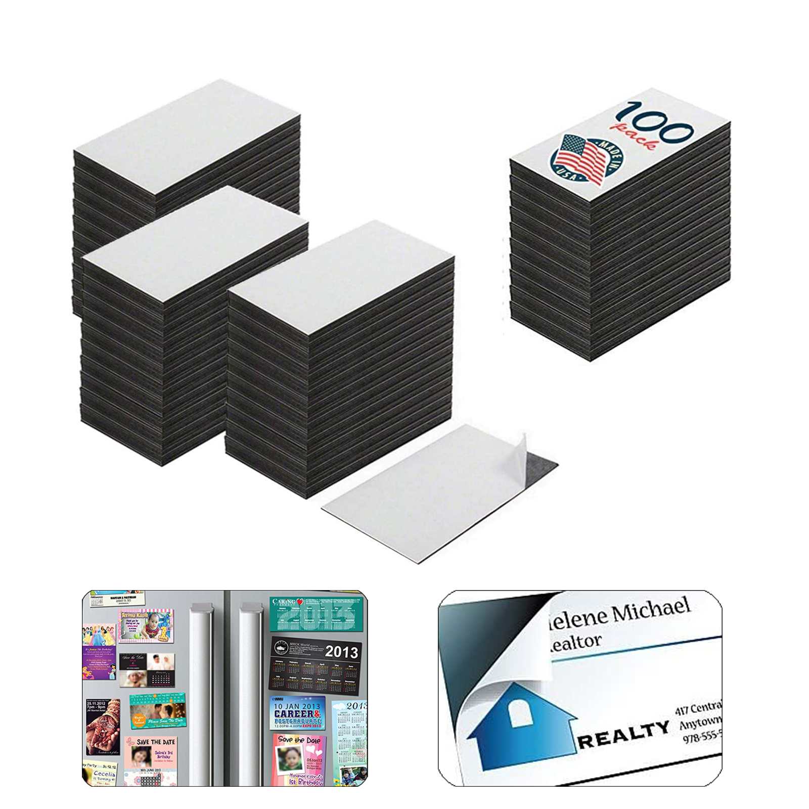 Self Adhesive Business Card Magnets 2