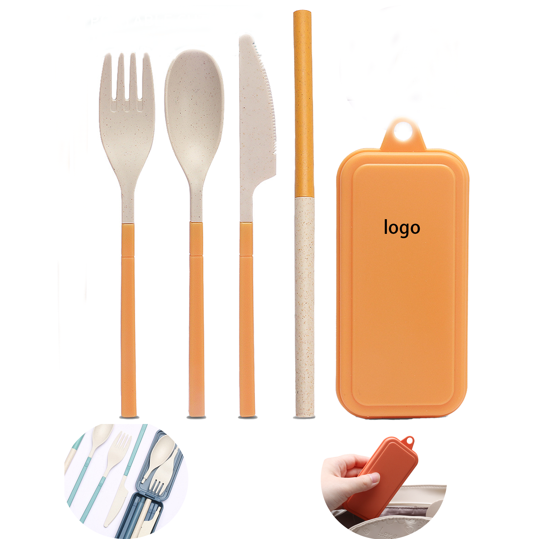 Wheat Straw Cutlery Set 2