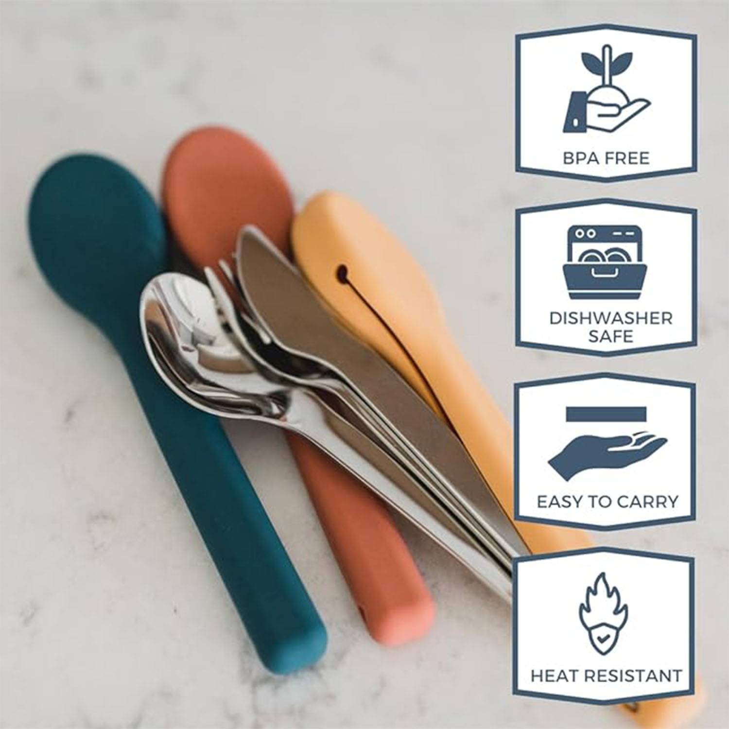 Travel Utensil Flatware Set 3