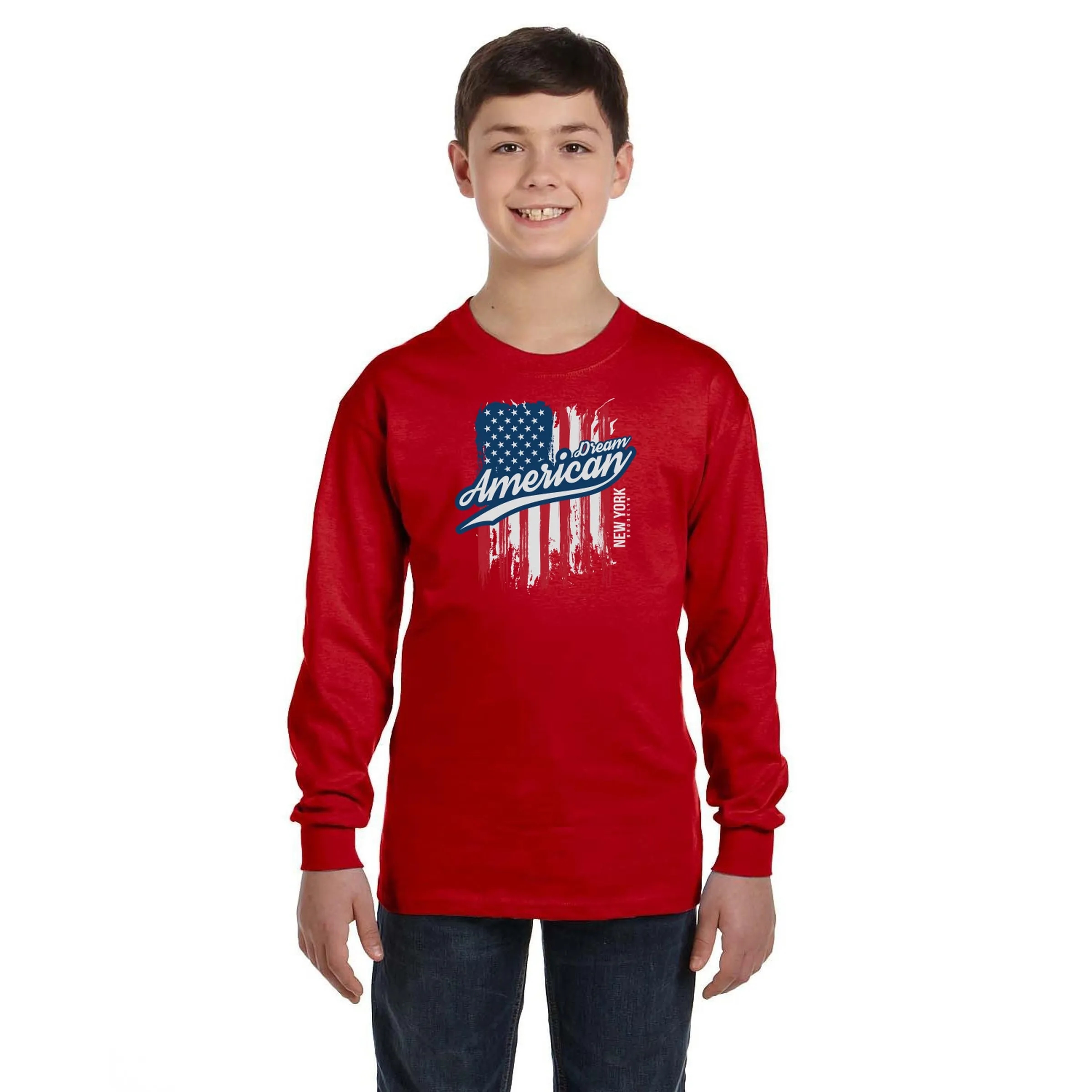 Gildan Heavy Cotton Youth Long Sleeve T-Shirt 16