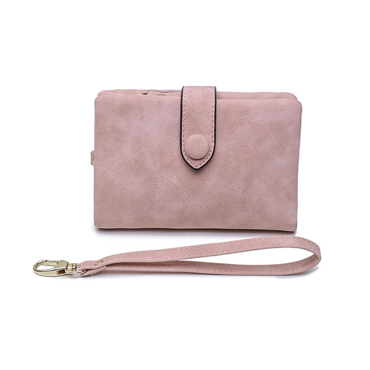 Pu Wallet With Wristlet 4