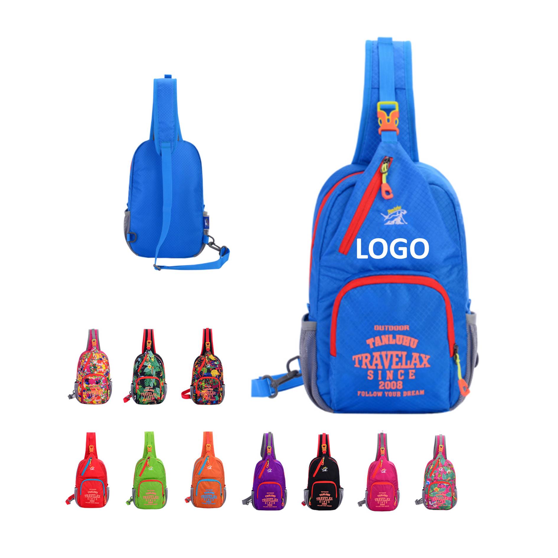 Ultra Light Travel Diagonal Shoulder Hiking Bag 4