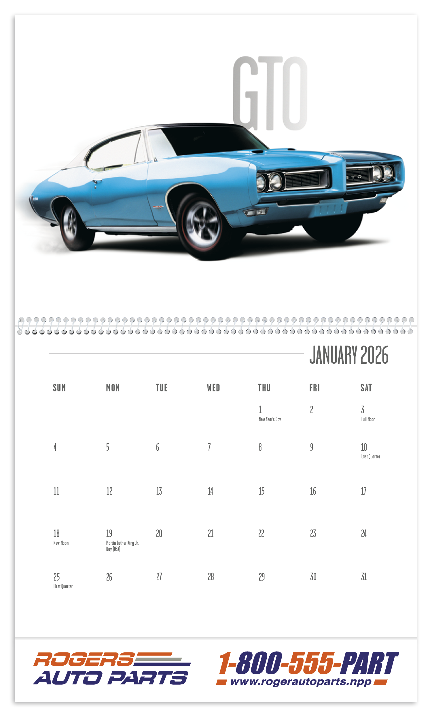 Triumph® Calendars Classic Muscle Cars Calendar 75
