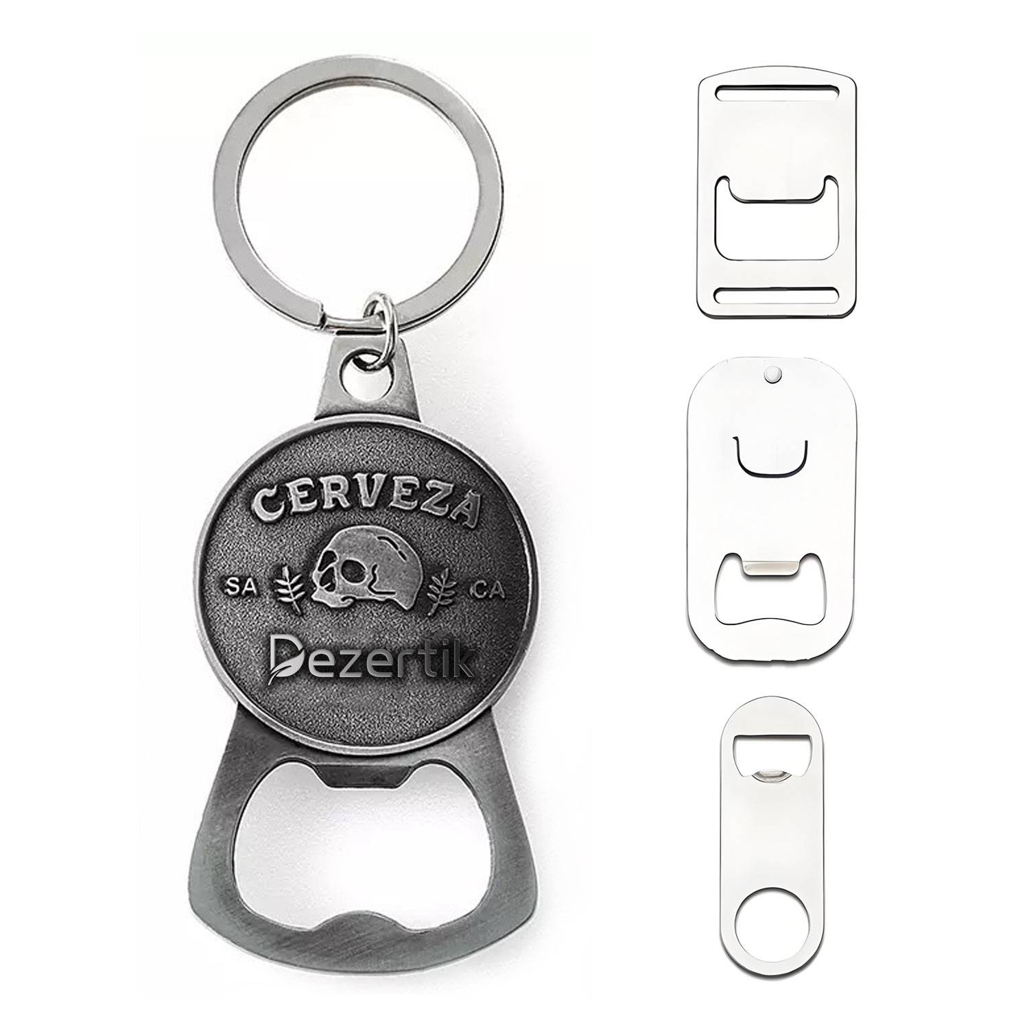 Painted Double-Sided Three-Dimensional Metal Bottle Opener 2