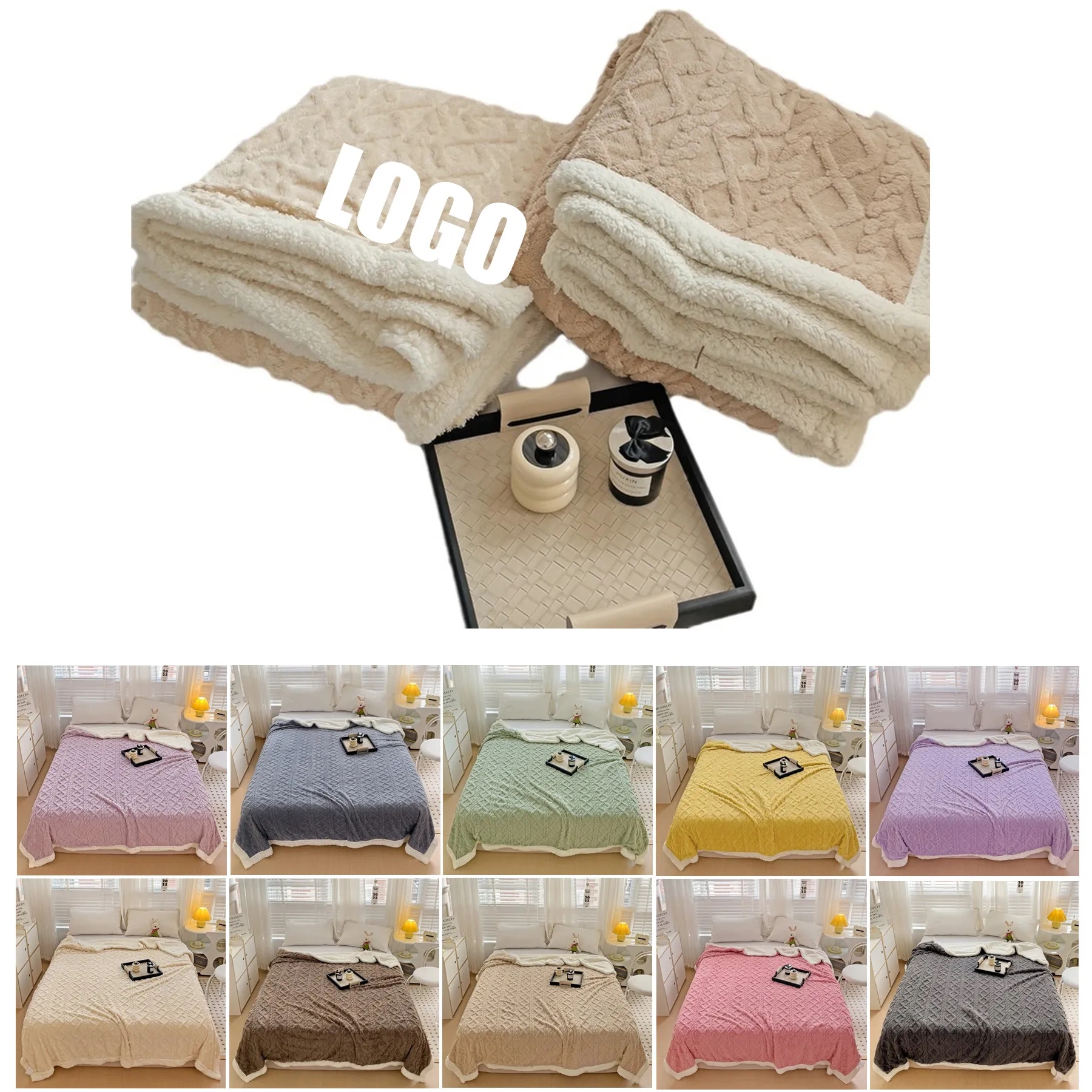Sherpa Throw Blanket 8