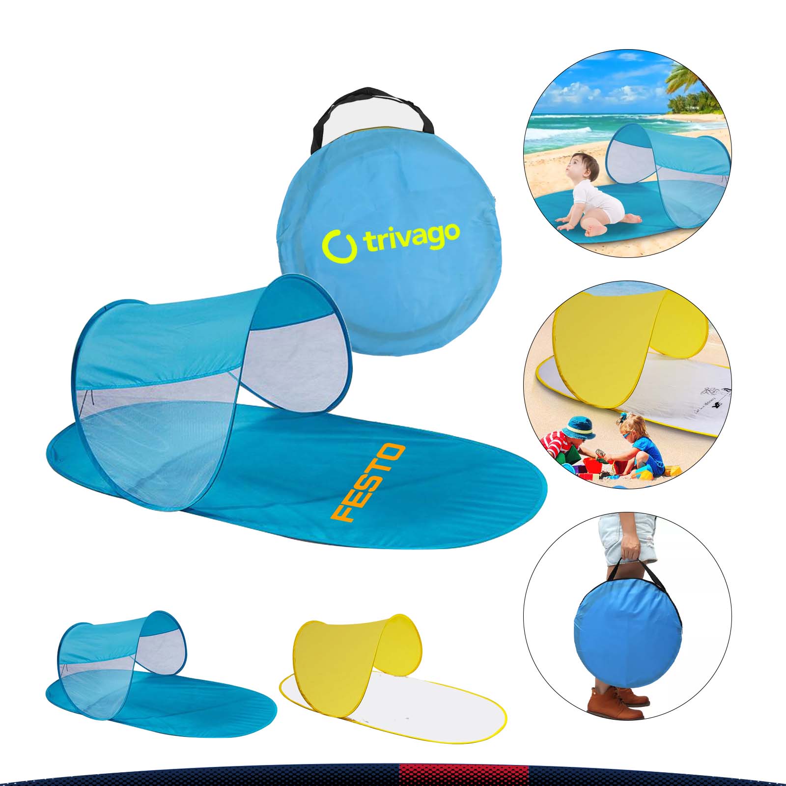 Ilispe Pop Up Beach Tent 4