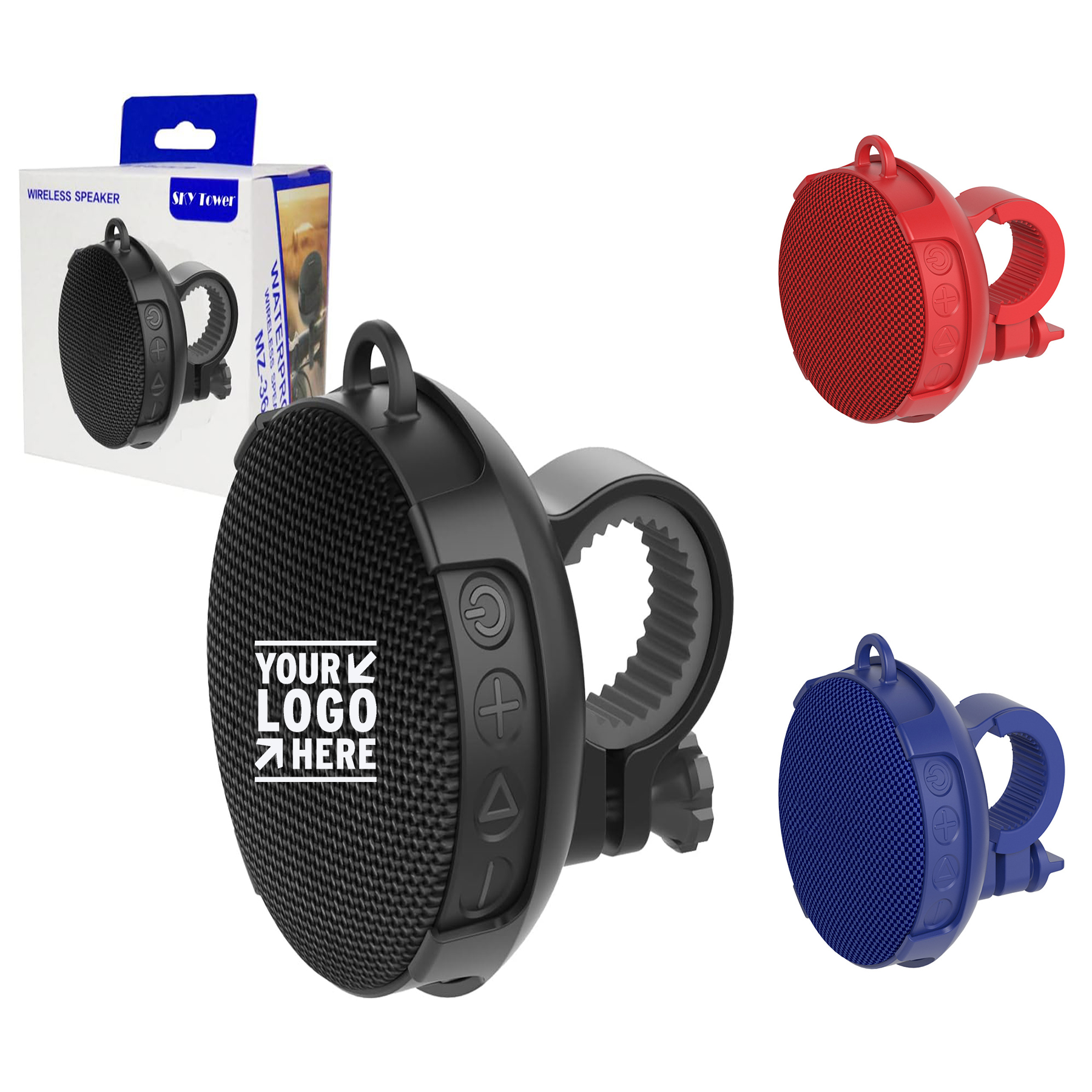 Waterproof Outdoor 10h Play Time Upgraded Compact Portable Bluetooth Wireless Bike Stereo Speaker 2