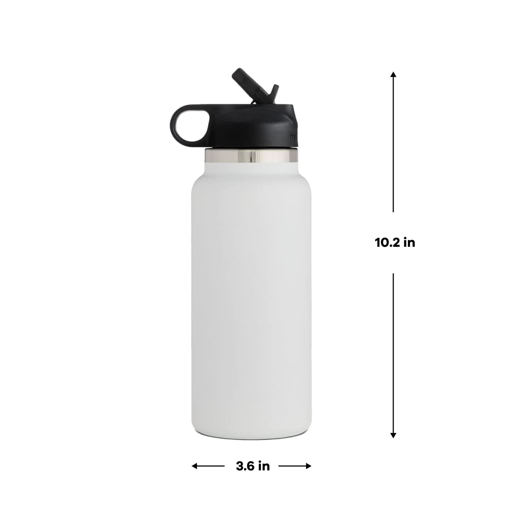 40oz Hydro Flask Wide Mouth Straw Lid, custom water bottle with logo imprint 3