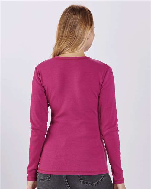 Women's Harper Long Sleeve Henley - BW2402 36
