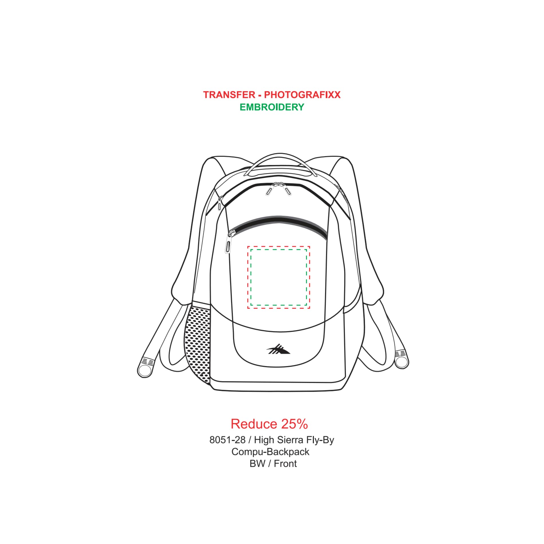 High Sierra Fly-By 17" Computer Backpack 46