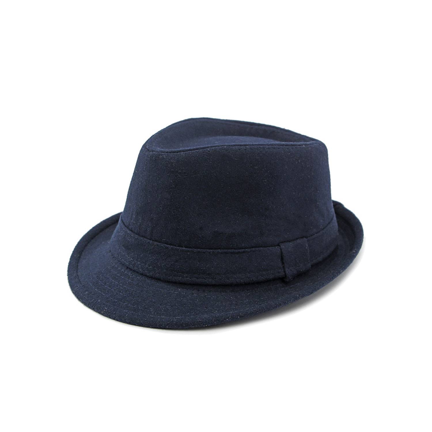 Mens Premium Black Fedora Hat 3