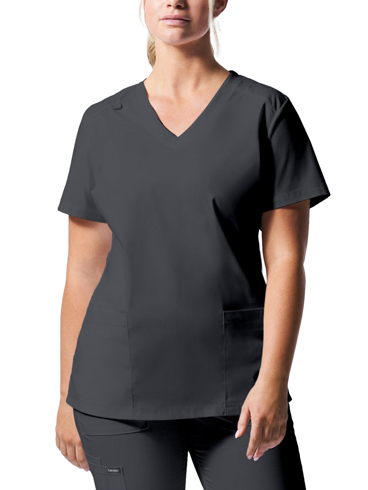 Landau - ProFlex - Women's Three-Pocket V-Neck Top 53