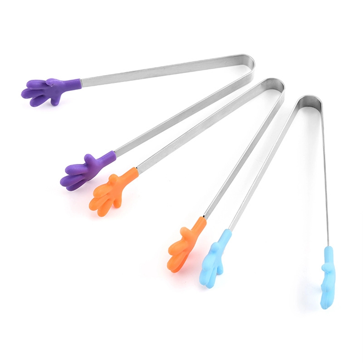 Silicone Mini Kitchen Tongs For Kids 6