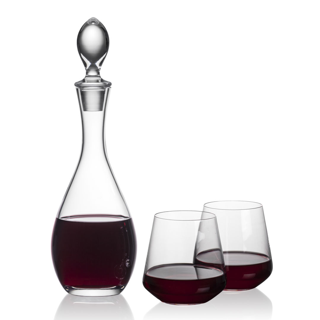 Malvern Decanter & Cannes Stemless Wine 6