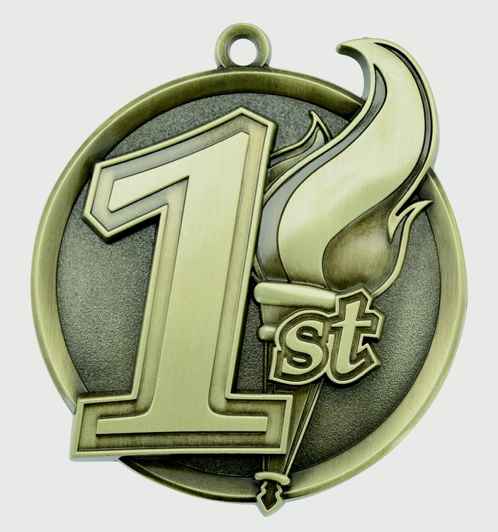 1st Mega Medal, 2-1/4" 1