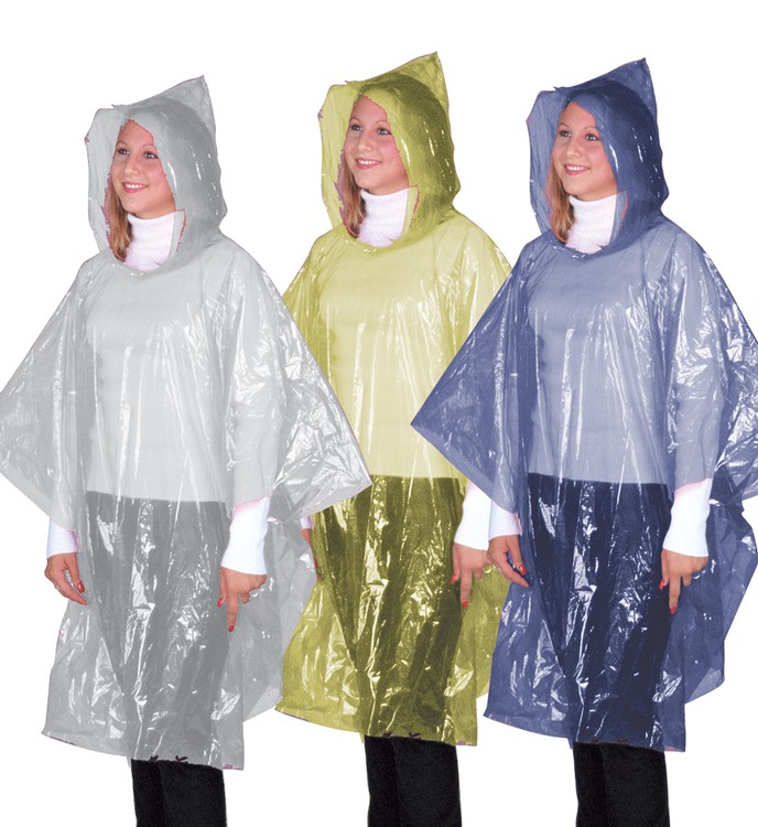 Blank Ponchos Shipped Quick