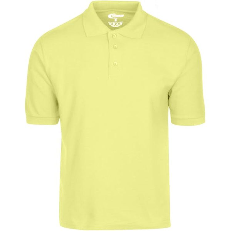 Men's Polo Shirts - Yellow Size Large 2